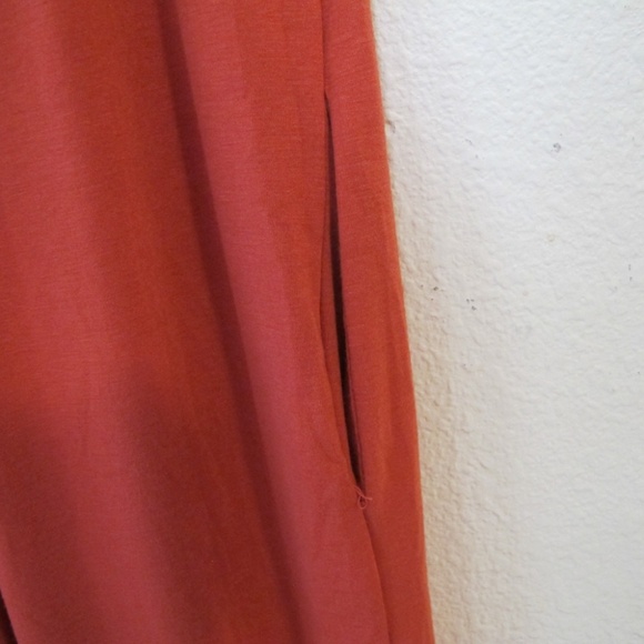 Boho Sleeveless Long Pant Romper Jumpsuit with Pockets - Picture 4 of 11